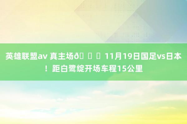 英雄联盟av 真主场😁11月19日国足vs日本！距白鹭绽开场车程15公里